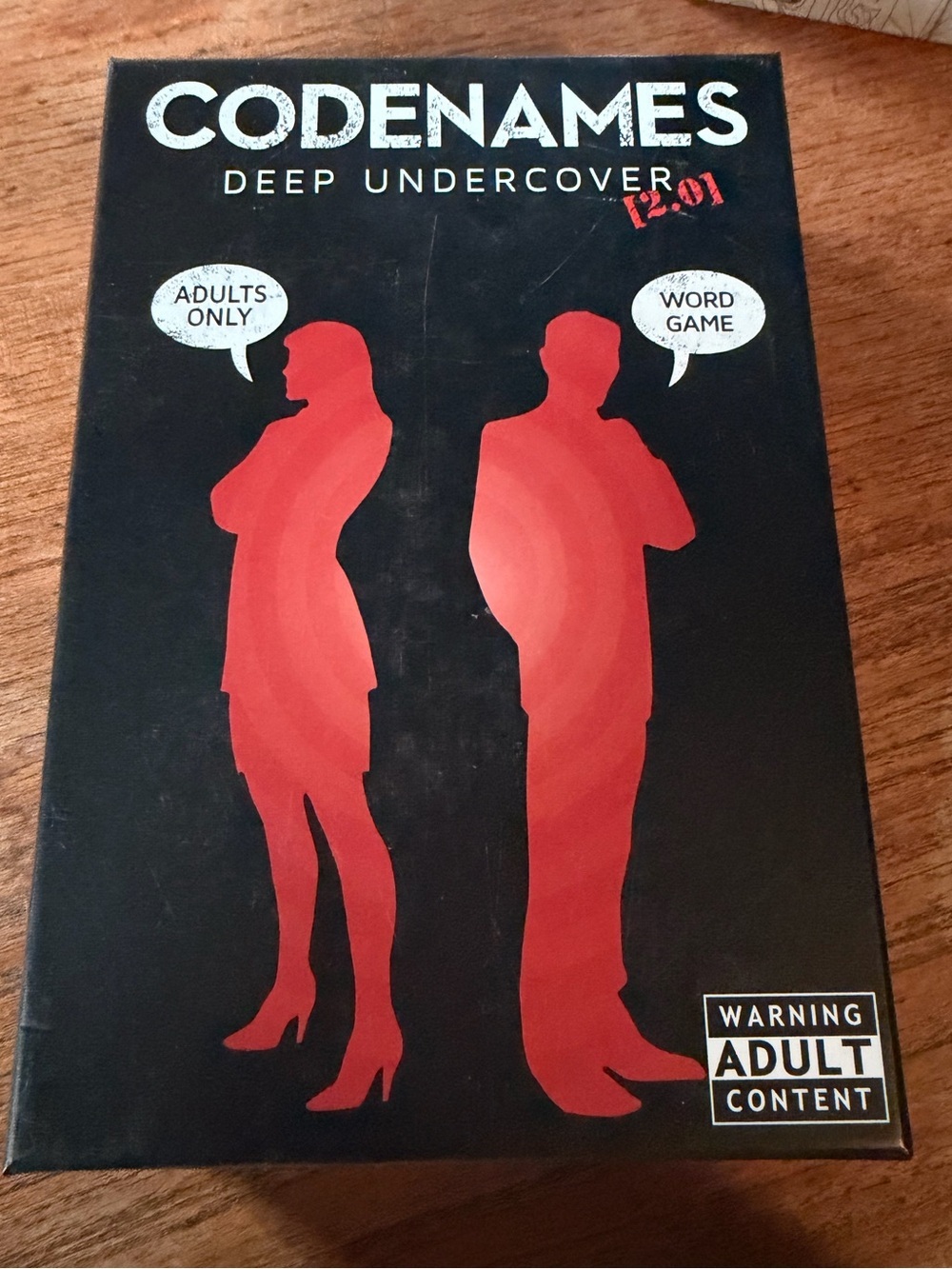 Codenames Deep Undercover Part 2.0 Word Game Adult 18+ Complete Code Names
